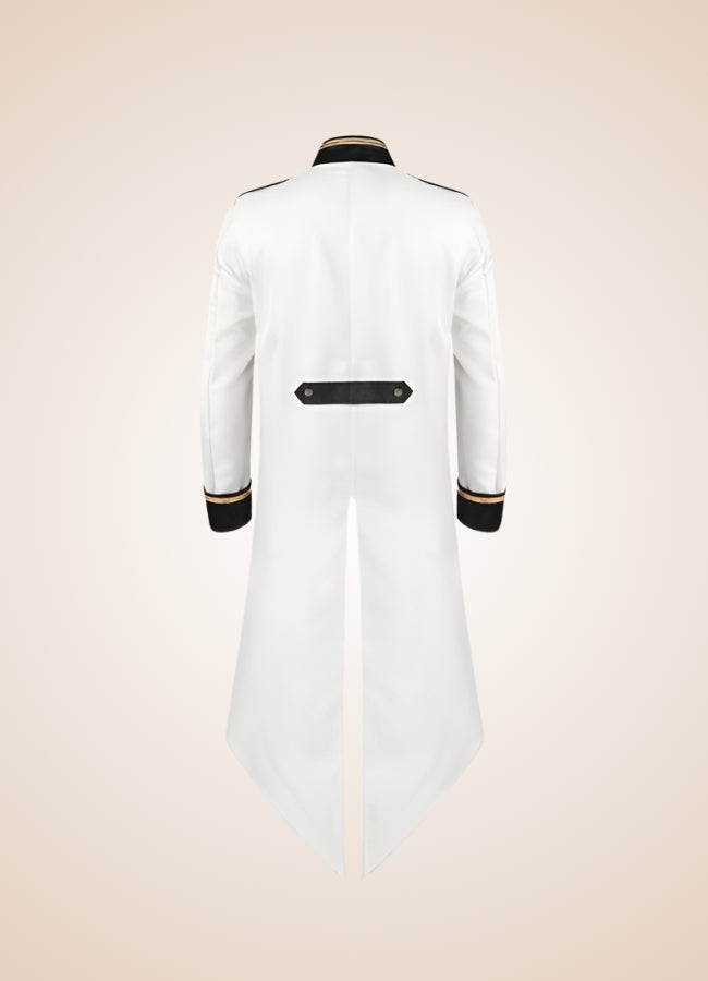 Steampunk Victorian Frock Coat White / XL steampunk-victorian-frock-coat-white