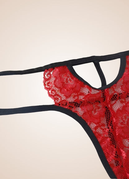 Steampunk Victorian Lace Babydoll Lingerie Red / XL steampunk-victorian-lace-babydoll-lingerie-red