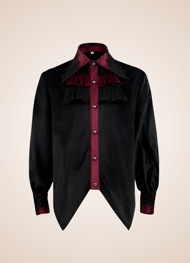 Steampunk Victorian Long Sleeve Shirt Black / XL steampunk-victorian-long-sleeve-shirt-black