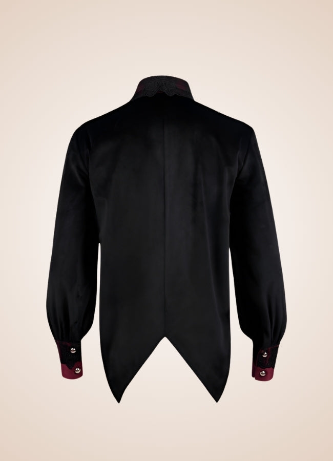 Steampunk Victorian Long Sleeve Shirt Black / XL steampunk-victorian-long-sleeve-shirt-black