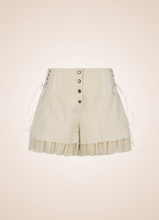 Steampunk Victorian Shorts White / M steampunk-victorian-shorts-white