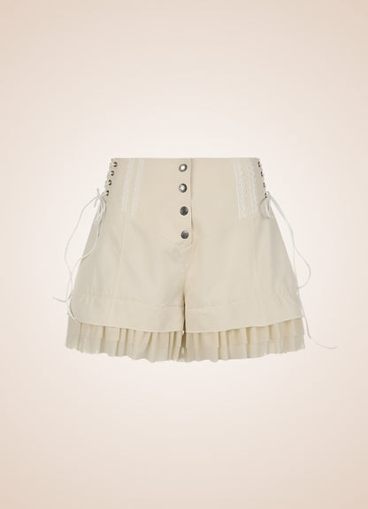 Steampunk Victorian Shorts White