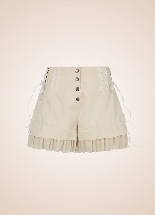 Steampunk Victorian Shorts White / M steampunk-victorian-shorts-white