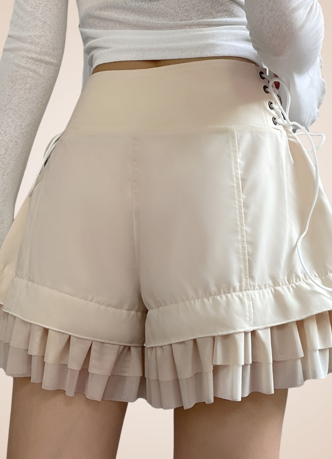 Steampunk Victorian Shorts White / M steampunk-victorian-shorts-white