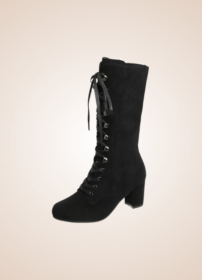 Steampunk Vintage Boots Black / 12.5 steampunk-vintage-boots-black