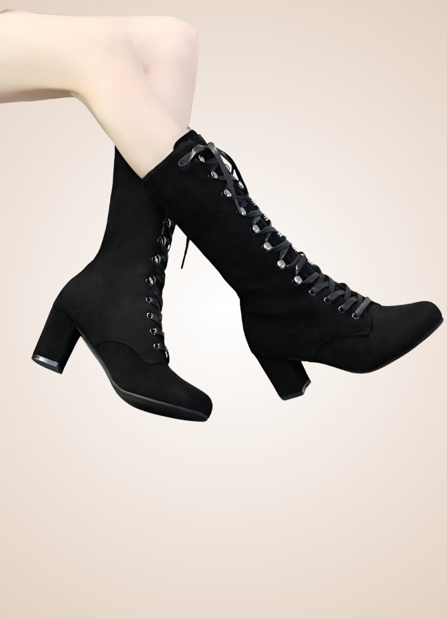 Steampunk Vintage Boots Black / 12.5 steampunk-vintage-boots-black