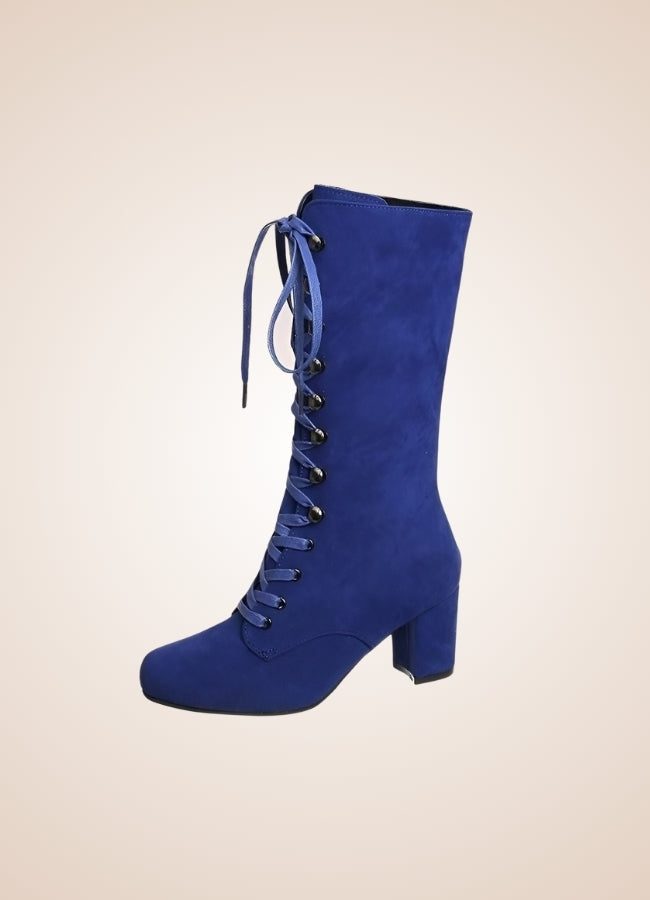 Steampunk Vintage Boots Blue / 12.5 steampunk-vintage-boots-blue