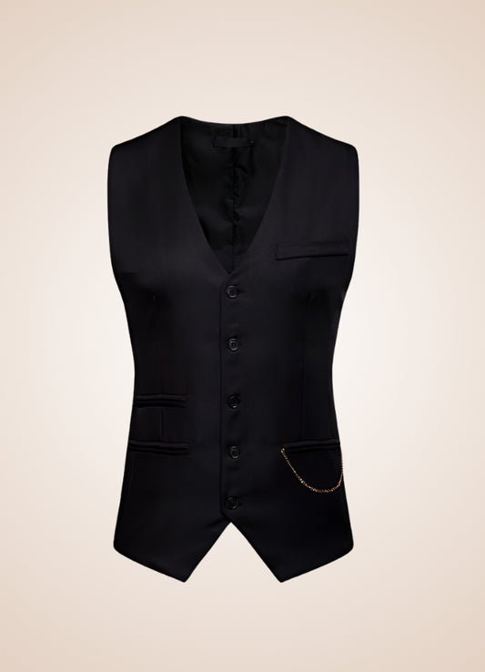 Steampunk Vintage Chain Vest Black / XL steampunk-vintage-chain-vest-black