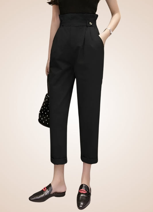 Steampunk Vintage High Waist Pants Black / 4XL steampunk-vintage-high-waist-pants-black