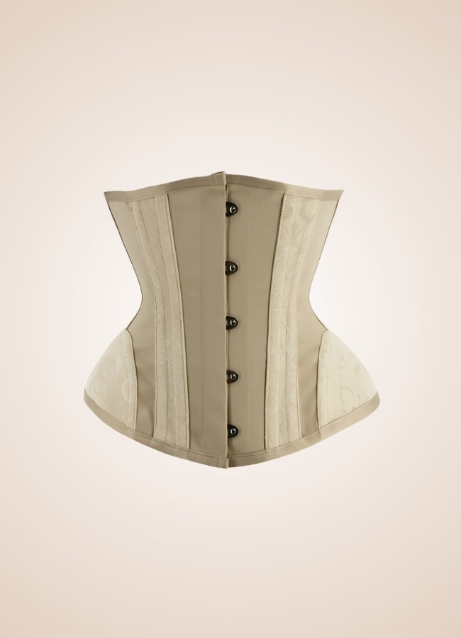 Steampunk Vintage Hourglass Corset Apricot / 2XL steampunk-vintage-hourglass-corset-apricot