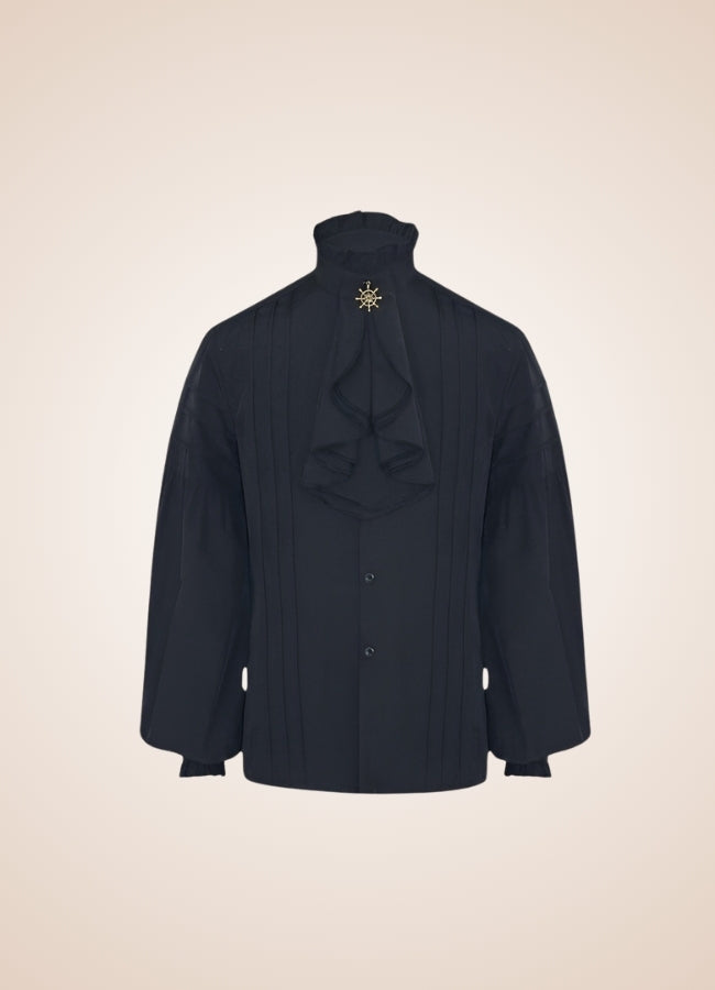 Steampunk Vintage Renaissance Shirt Black / XL steampunk-vintage-renaissance-shirt-black