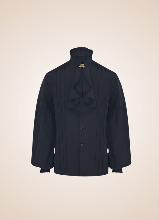 Steampunk Vintage Renaissance Shirt Black / XL steampunk-vintage-renaissance-shirt-black
