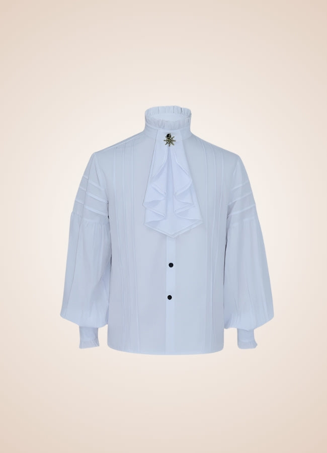 Steampunk Vintage Renaissance Shirt White / XL steampunk-vintage-renaissance-shirt-white