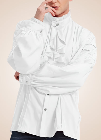 Steampunk Vintage Renaissance Shirt White / XL steampunk-vintage-renaissance-shirt-white