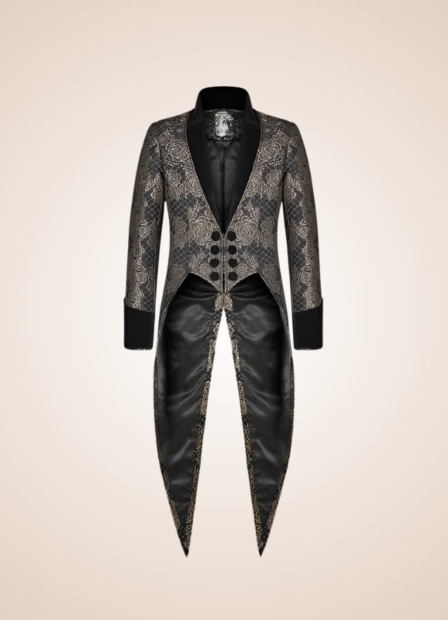 Steampunk Vintage Tailcoat Silver / 4XL steampunk-vintage-tailcoat-silver