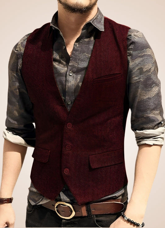 Steampunk Wine Red Suit Vest Wine Red / 3XL steampunk-wine-red-suit-vest-wine-red