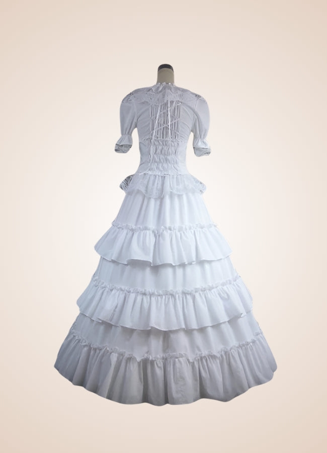 Summer Lolita Wedding Dress White / XL summer-lolita-wedding-dress-white