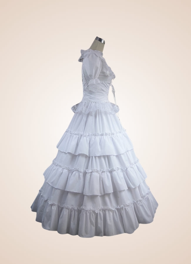 Summer Lolita Wedding Dress White / XL summer-lolita-wedding-dress-white