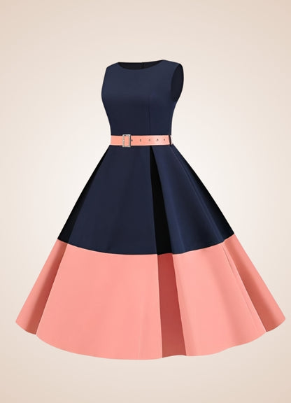 Summer Sleeveless Steampunk Dress Pink / 2XL summer-sleeveless-steampunk-dress-pink