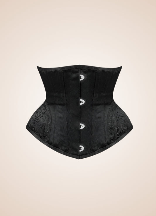 Underbust Steampunk Corset Belt Black / 4XL underbust-steampunk-corset-belt-black