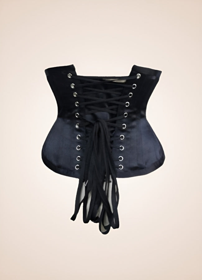 Underbust Steampunk Corset Belt Black / 4XL underbust-steampunk-corset-belt-black