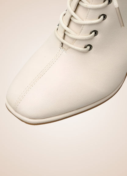 Victorian Ankle Boots White / 9.5 victorian-ankle-boots-white