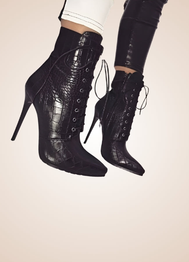 Victorian Lace Boots Black / 12.5 victorian-lace-boots-black