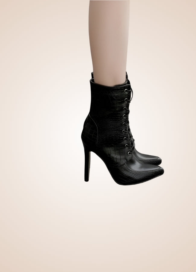 Victorian Lace Boots Black / 12.5 victorian-lace-boots-black