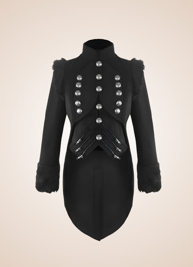 Victorian Lady Steampunk Jacket Black / XL victorian-lady-steampunk-jacket-black