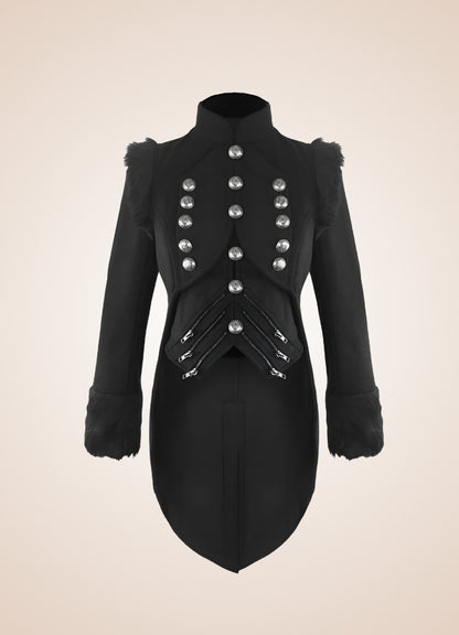 Victorian Lady Steampunk Jacket Black / XL victorian-lady-steampunk-jacket-black