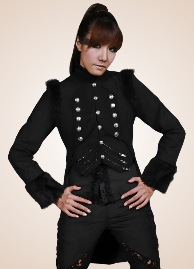 Victorian Lady Steampunk Jacket Black / XL victorian-lady-steampunk-jacket-black