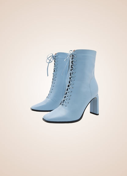 Victorian Pointed Toe Boots Blue / 12.5 victorian-pointed-toe-boots-blue