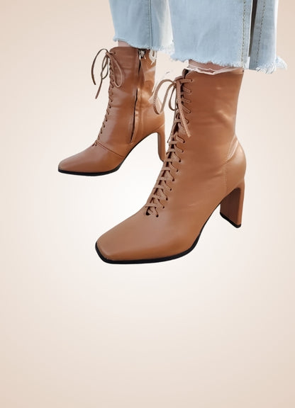 Victorian Pointed Toe Boots Brown / 12.5 victorian-pointed-toe-boots-brown