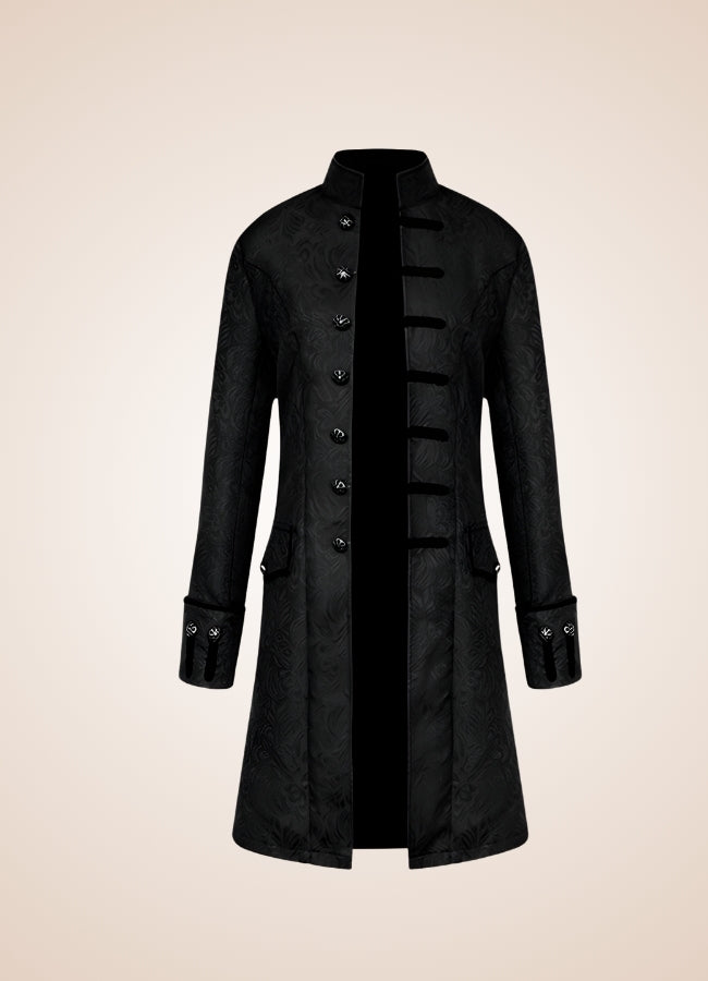 Victorian Steampunk Coat Black / 2XL victorian-steampunk-coat-black