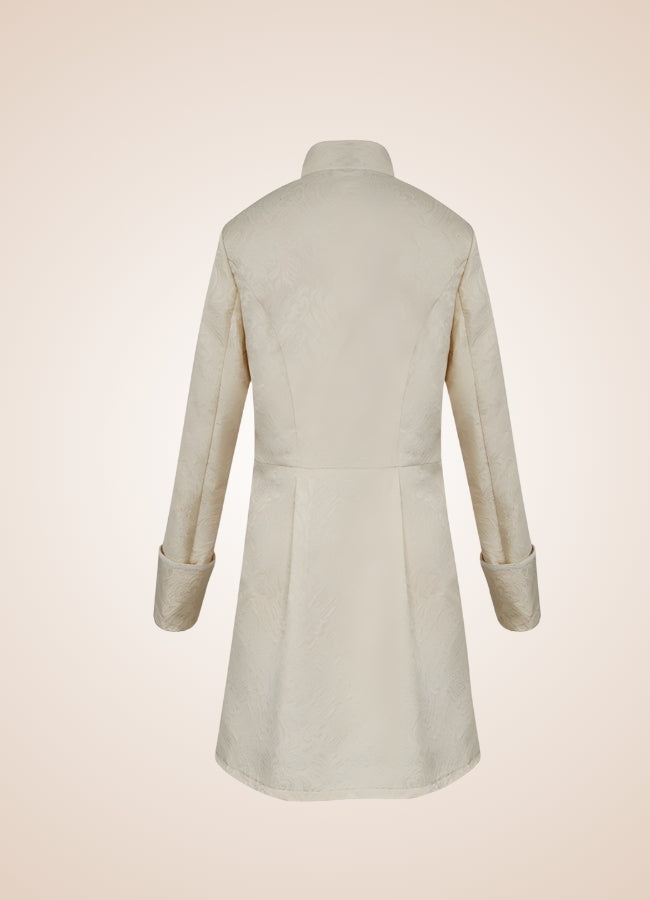 Victorian Steampunk Coat White / 2XL victorian-steampunk-coat-white