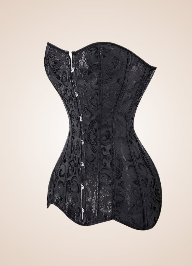 Victorian Steampunk Long Corset Black / 4XL victorian-steampunk-long-corset-black