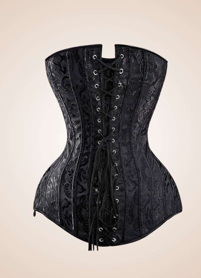 Victorian Steampunk Long Corset Black / 4XL victorian-steampunk-long-corset-black