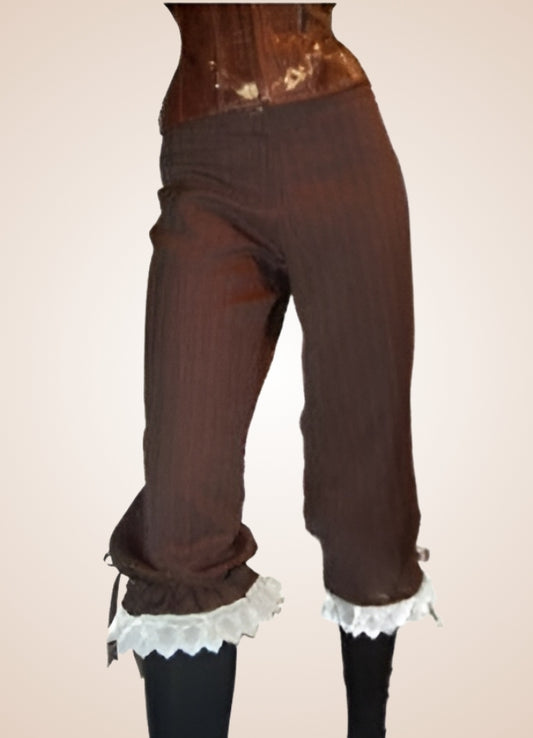 Victorian Style Steampunk Pants Brown / XL victorian-style-steampunk-pants-brown