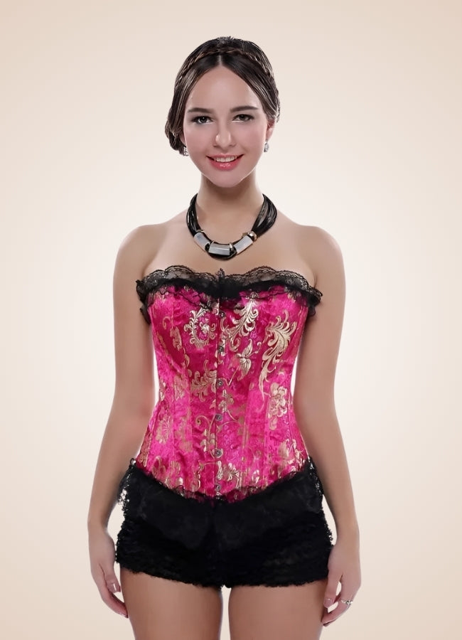 Victorian Vintage Bustier Red / 4XL victorian-vintage-bustier-red