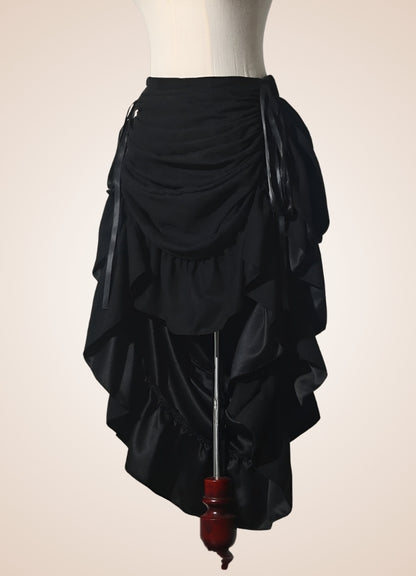 Vintage Pirate Steampunk Skirt Black / XL vintage-pirate-steampunk-skirt-black