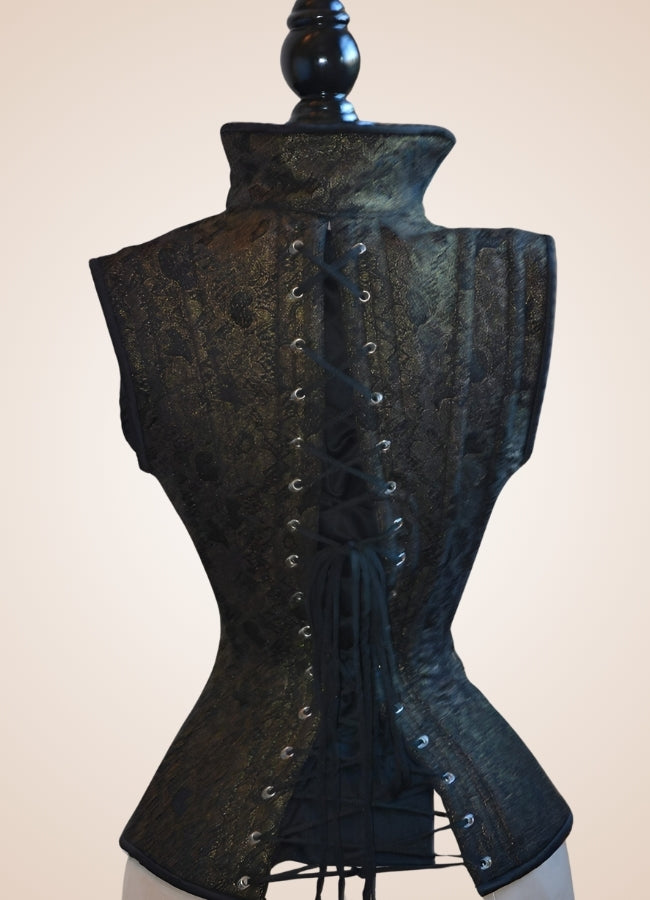 Vintage Steampunk Collar Corset Black / 5XL vintage-steampunk-collar-corset-black