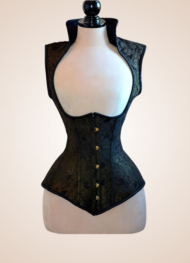 Vintage Steampunk Collar Corset Black / 5XL vintage-steampunk-collar-corset-black
