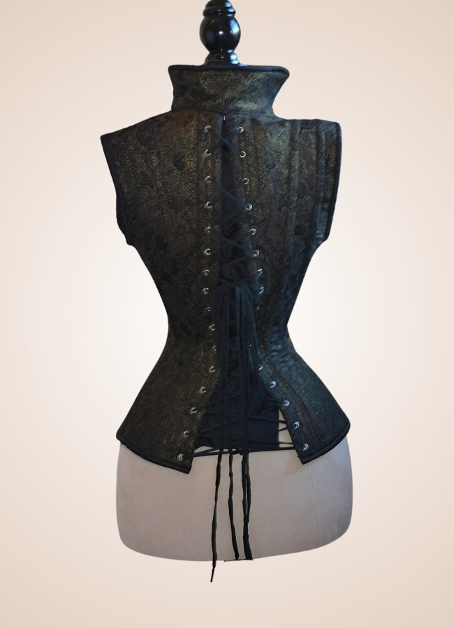 Vintage Steampunk Collar Corset Black / 5XL vintage-steampunk-collar-corset-black
