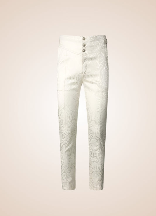 White Steampunk Pants White / 4XL white-steampunk-pants-white