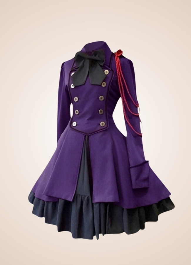 Woman Gothic Lolita Dress Purple / 4XL woman-gothic-lolita-dress-purple