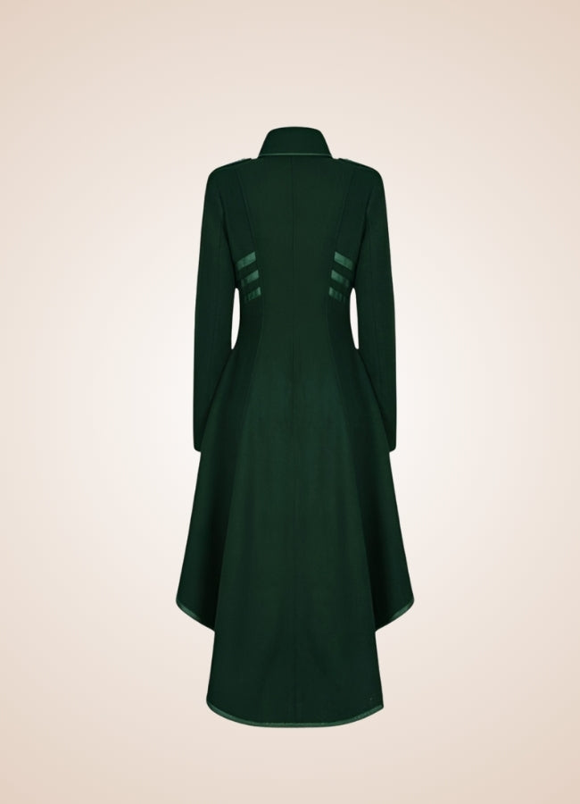 Woman's Gothic Tailcoat Green / 2XL womans-gothic-tailcoat-green