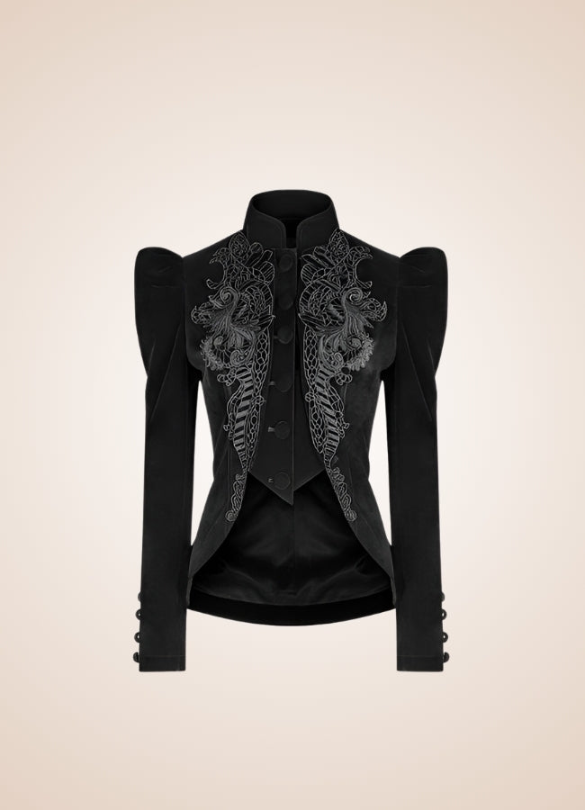 Women's Gothic Jacket Black / 3XL womens-gothic-jacket-black