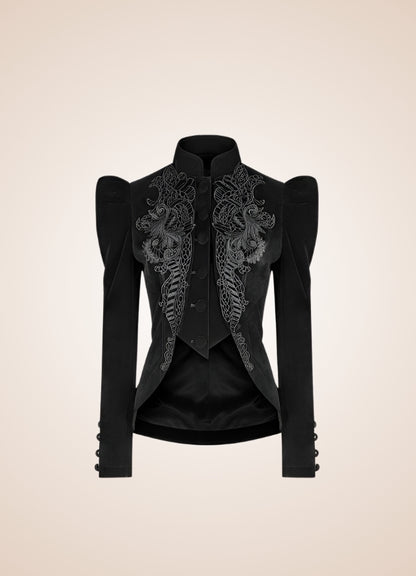 Women's Gothic Jacket Black / 3XL womens-gothic-jacket-black
