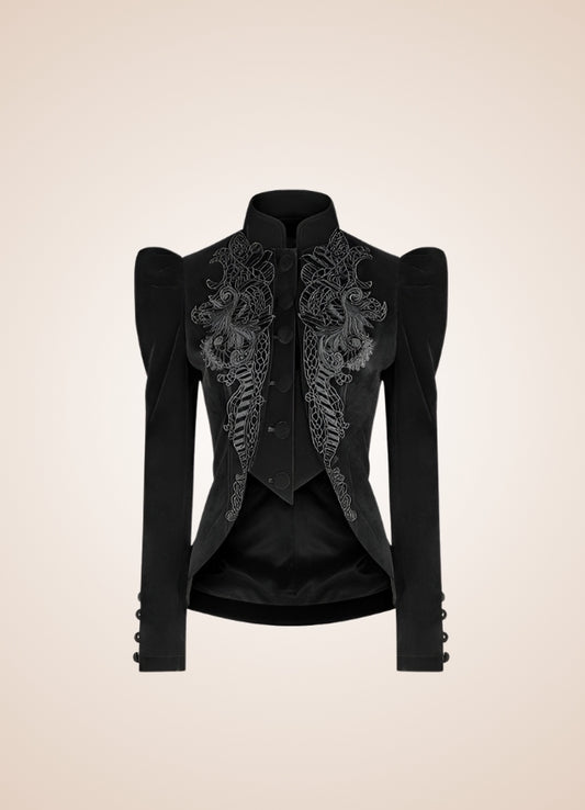 Women's Gothic Jacket Black / 3XL womens-gothic-jacket-black