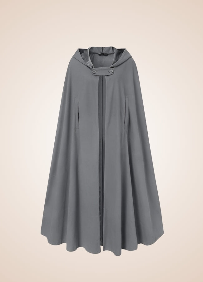 Women's Gothic Victorian Hooded Cape Gray / L womens-gothic-victorian-hooded-cape-gray